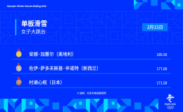 奧地利選手安娜·加塞爾獲得單板滑雪女子大跳臺冠軍