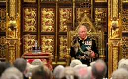 英國查爾斯王子首次代表女王在議會開幕式發(fā)表演說