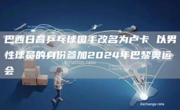 巴西日裔乒乓球國手改名為盧卡 以男性球員的身份參加2024年巴黎奧運(yùn)會