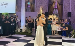 楊祐寧婚禮內(nèi)場照曝光 新郎新娘互喂蛋糕愛意滿滿
