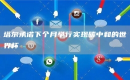 塔爾承諾下個月舉行實現(xiàn)碳中和的世界杯