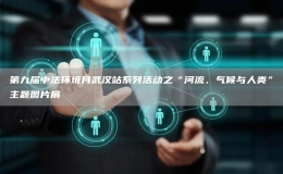 第九屆中法環(huán)境月武漢站系列活動之“河流、氣候與人類”主題圖片展