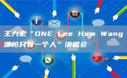 王力宏“ONE Lee Hom Wang哪怕只有一個(gè)人”演唱會(huì)