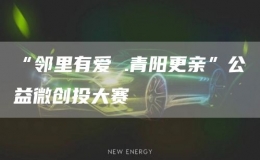 “鄰里有愛 .青陽更親”公益微創(chuàng)投大賽