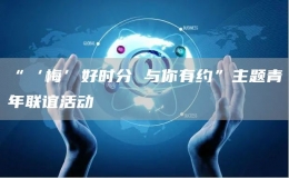 “‘梅’好時(shí)分 與你有約”主題青年聯(lián)誼活動(dòng)