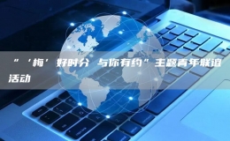“‘梅’好時(shí)分 與你有約”主題青年聯(lián)誼活動(dòng)