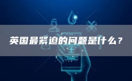英國最緊迫的問題是什么？