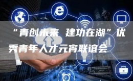 “青創(chuàng)未來 建功在湖”優(yōu)秀青年人才元宵聯(lián)誼會(huì)
