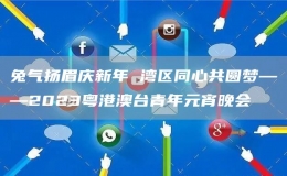 兔氣揚(yáng)眉慶新年 灣區(qū)同心共圓夢——2023粵港澳臺(tái)青年元宵晚會(huì)
