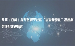 長豐（雙鳳）經開區(qū)峰寧社區(qū)“儉愛新婚禮”志愿服務項目走進轄區(qū)