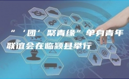 “‘團’聚青緣”單身青年聯(lián)誼會在臨潁縣舉行