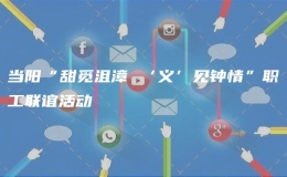 當(dāng)陽(yáng)“甜覓沮漳 ‘義’見(jiàn)鐘情”職工聯(lián)誼活動(dòng)