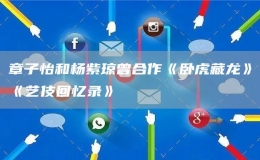 章子怡和楊紫瓊曾合作《臥虎藏龍》《藝伎回憶錄》