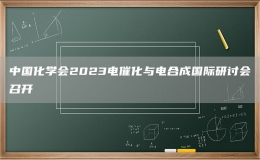 中國化學(xué)會2023電催化與電合成國際研討會召開