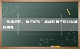 “緣來是你，執(zhí)手相約”高淳區(qū)第三屆公益集體婚禮