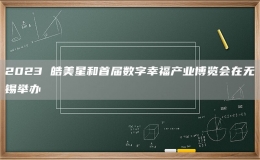 2023 皓美星和首屆數字幸福產業(yè)博覽會在無錫舉辦