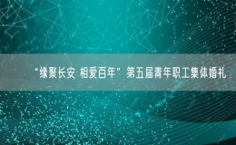 “緣聚長安 相愛百年”第五屆青年職工集體婚禮