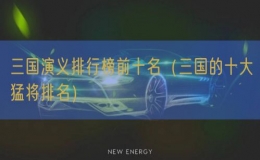 三國(guó)演義排行榜前十名（三國(guó)的十大猛將排名）
