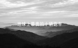 地球上最貴的十輛跑車（全球最貴的超級跑車）