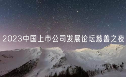 2023中國(guó)上市公司發(fā)展論壇慈善之夜