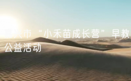 嘉興市“小禾苗成長(zhǎng)營(yíng)”早教公益活動(dòng)