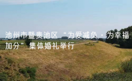 池州市暨貴池區(qū)“為愛減負(fù)·為幸福加分”集體婚禮舉行