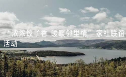 “濃濃餃子香 暖暖鄰里情”家社聯(lián)誼活動