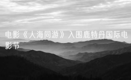 電影《人海同游》入圍鹿特丹國際電影節(jié)