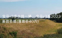 寶馬x3多少錢一輛，寶馬x3系2023新款價格(落地價40萬)