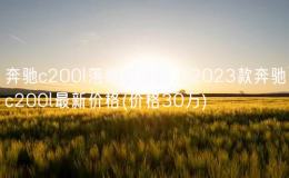 奔馳c200l落地多少錢，2023款奔馳c200l最新價格(價格30萬)