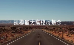 規(guī)模最大高校母基金成立