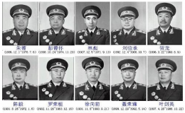 十大元帥十大將軍排名（開國十大元帥十大將軍排名介紹）