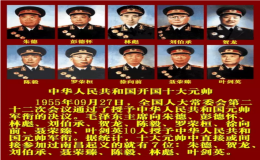 十大元帥十大將軍排名(十大將軍十大元帥排名)