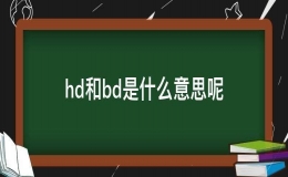 bd和hd指什么意思（bd和hd的解釋）